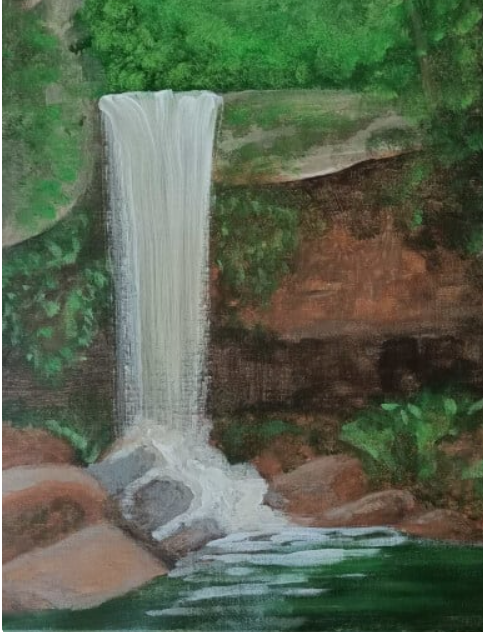 Curtis Falls Tamborine Mountain: Painting Class