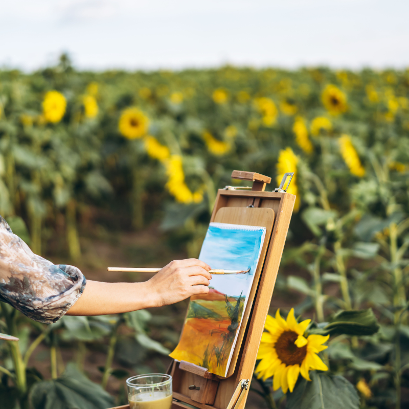 Painting Class: Sunflowers