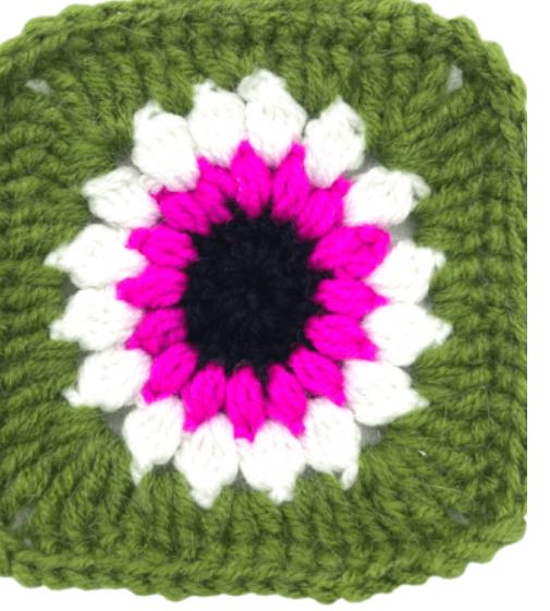 Crochet Class: Sunflower Granny Square