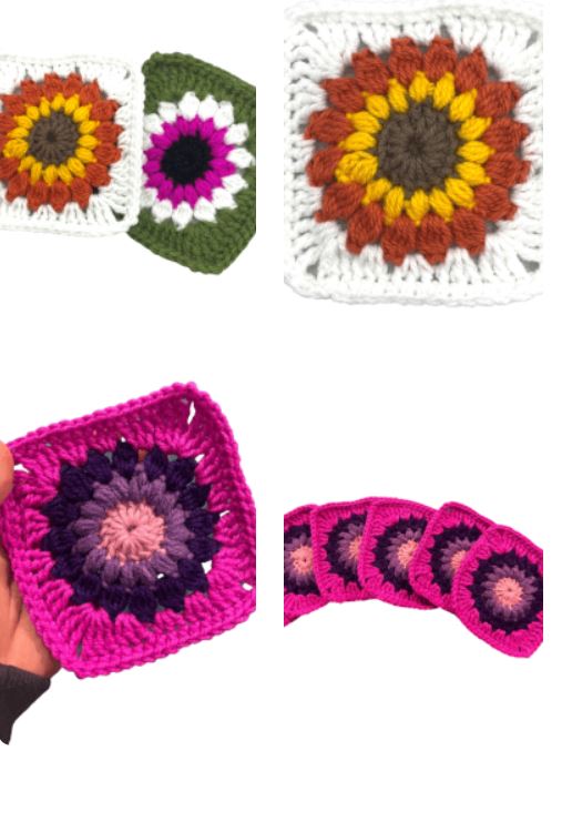 Crochet Class: Sunflower Granny Square